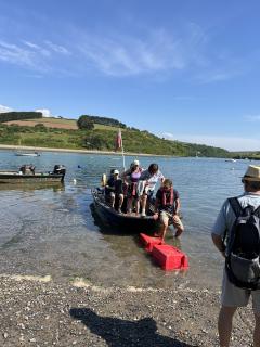 Disembarking at Bantham